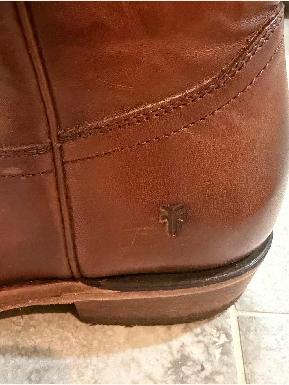 Frye Billy Short Leather Western Boots NWOT size 9 - Picture 3 of 11